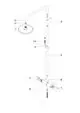 DORNBRACHT Shower Pipe mit Brause-Thermostat SERIENSPEZIFISCH 34459979 Platin gebürstet, 34459979-06 Galeriebild 3
